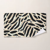 Motif Feuille Abstrait (Serviette à main)