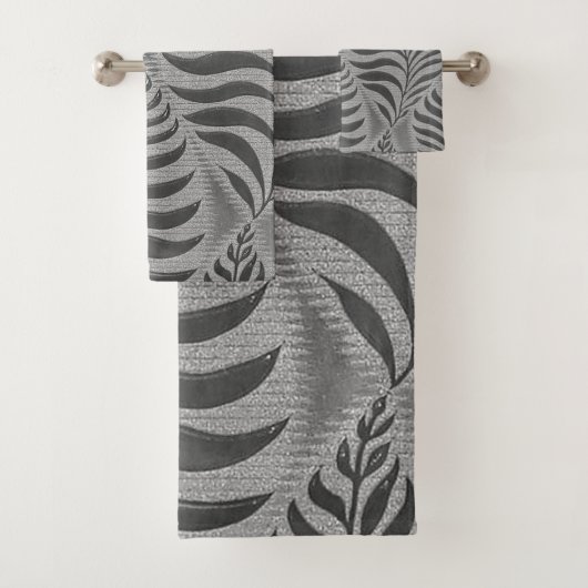 Motif Feuille argent (En situation)