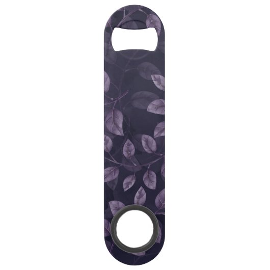 Motif Feuille couleur pourpre (Devant)