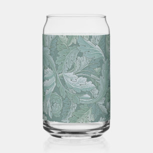 Motif feuille d'acanthe bleu sarcelle de William M