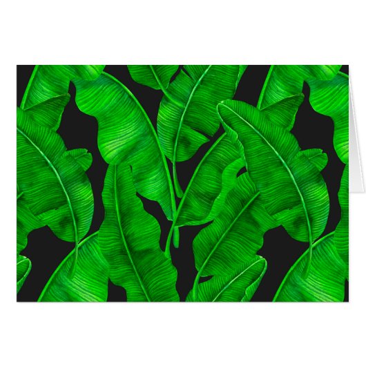 Motif feuille de banane (Devant horizontal)