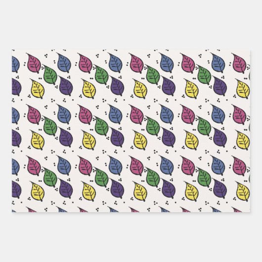 Motif feuille de bois (Devant)