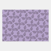 Motif feuille de bois sur Pastel (Devant 3)