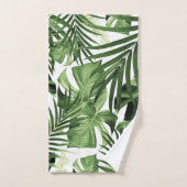 Motif Feuille de la jungle tropicale #12 (Serviette à main)