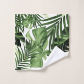 Motif Feuille de la jungle tropicale #12 (Gant de toilette)