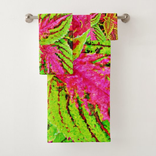 Motif Feuille de la nature vibre (En situation)