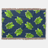 Motif feuille des Tropiques Jeter la couverture (Devant)