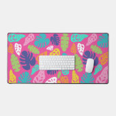 Motif Feuille d'été de couleur vive (Clavier et souris)
