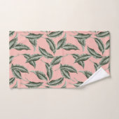 Motif Feuille du jardin tropical (Serviette à main)