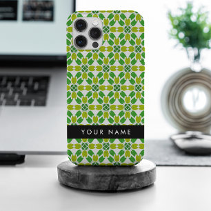 Motif feuille, Feuilles verts, votre nom