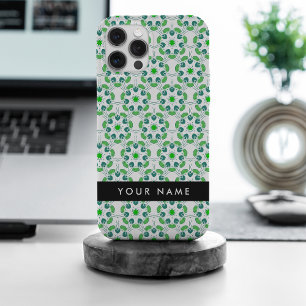 Motif feuille, Feuilles verts, votre nom