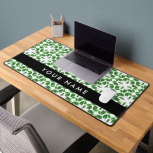 Motif feuille, Feuilles verts, votre nom