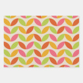 Motif feuille géométrique du milieu du siècle colo (Devant)