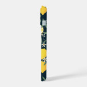 Motif feuille jaune citron (Côté gauche)