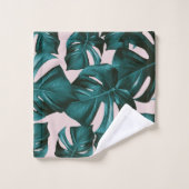 Motif Feuille Monstera #4 (Gant de toilette)