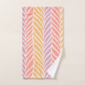 Motif Feuille Palm coloré (Serviette à main)