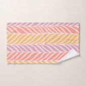 Motif Feuille Palm coloré (Serviette à main)