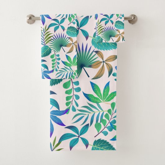 Motif feuille tropical (En situation)