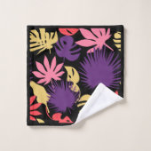 Motif feuille tropical sans couture (Gant de toilette)