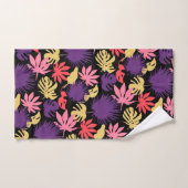 Motif feuille tropical sans couture (Serviette à main)