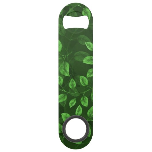 Motif Feuille vert aquarelle (Devant)