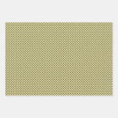 Motif Feuilles d'Arbre de Forêt Vert Marron Ocre H (Devant 2)