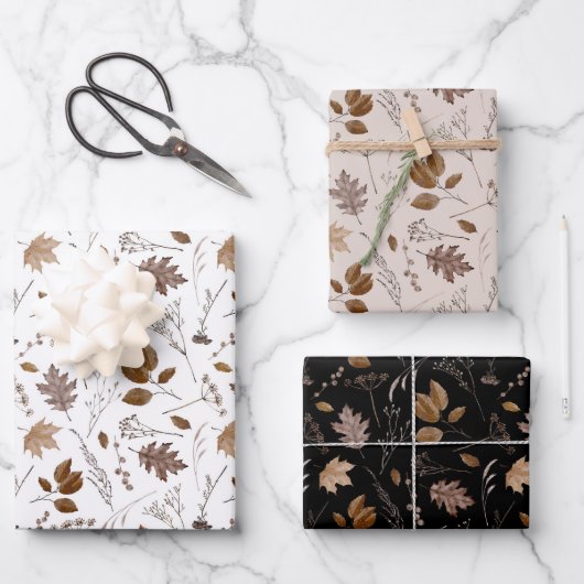 Motif Feuilles d'automne (Recto)