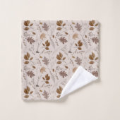 Motif Feuilles d'automne (Gant de toilette)