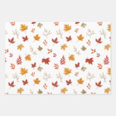 Motif Feuilles d'Automne Rose  (Devant 2)
