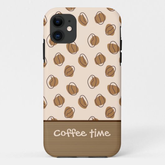 Motif Fèves de café coque iphone (Dos)