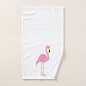 Motif Flamants roses amusants (Serviette à main)