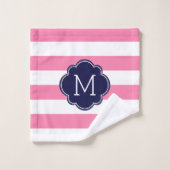 Motif Flamants roses amusants (Gant de toilette)
