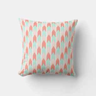 Motif Flèche Coussin Pastel