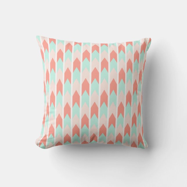 Motif Flèche Coussin Pastel (Recto)