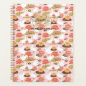 Motif fleur de lys oie monogrammé (Devant)