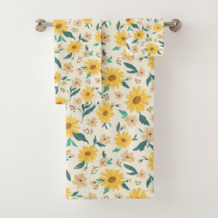 Motif Fleur de marguerite jaune