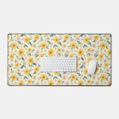 Motif Fleur de marguerite jaune (Clavier et souris)