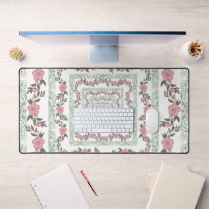 Motif fleur des années 70 Y2K rétro bordure rose v
