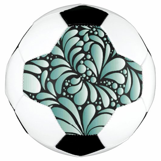 Motif Fleur désirable en Minty Green (Devant)