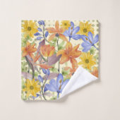 MOTIF FLEUR D'ORANGER (Gant de toilette)