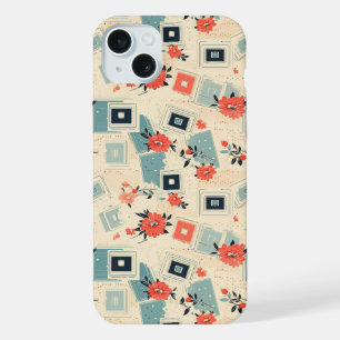 Motif Fleur et Appareil Photo Vintage (3)