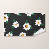 Motif Fleur Faisy Vert Jaune Tonalité Serviette de (Serviette à main)