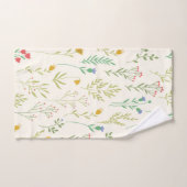 Motif Fleur Printemps Floral (Serviette à main)