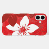 Motif Fleur Rouge Coque-Mate Samsung Coque Galaxy (Verso (horizontal))