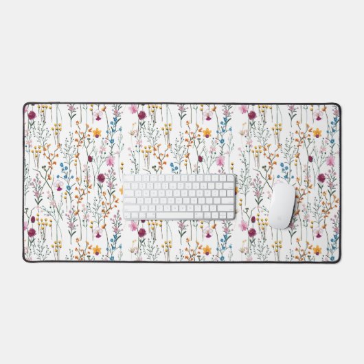 Motif Fleur sauvage (Clavier et souris)