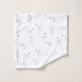 Motif Fleur sauvage bleu (Gant de toilette)