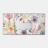 Motif fleur sauvage Floral Whimsical (Clavier et souris)