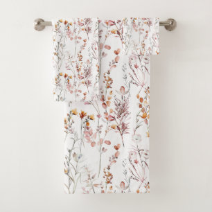 Motif Fleur sauvage rustique