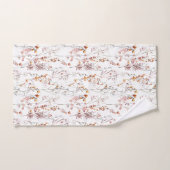 Motif Fleur sauvage rustique (Serviette à main)