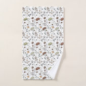 Motif Fleur sauvage vintage (Serviette à main)